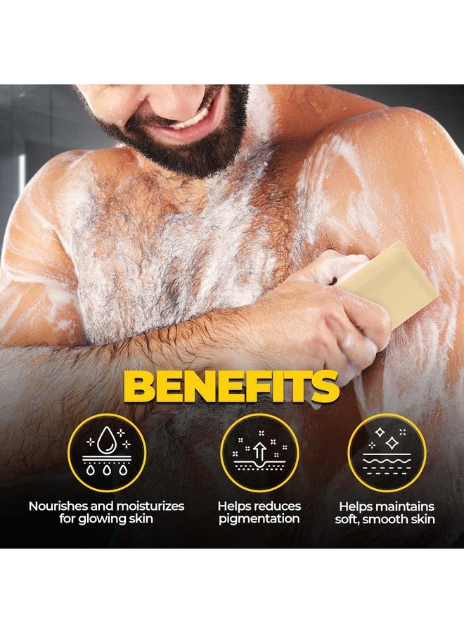 Beardo Ultraglow Brightening Bathing Bar | 9% complex glutathione, niacinamide & kojic acid | Skin Brightening Soap | Whitening Soap for men | Dermatologically tested |75g * Pack of 3 - Image 4