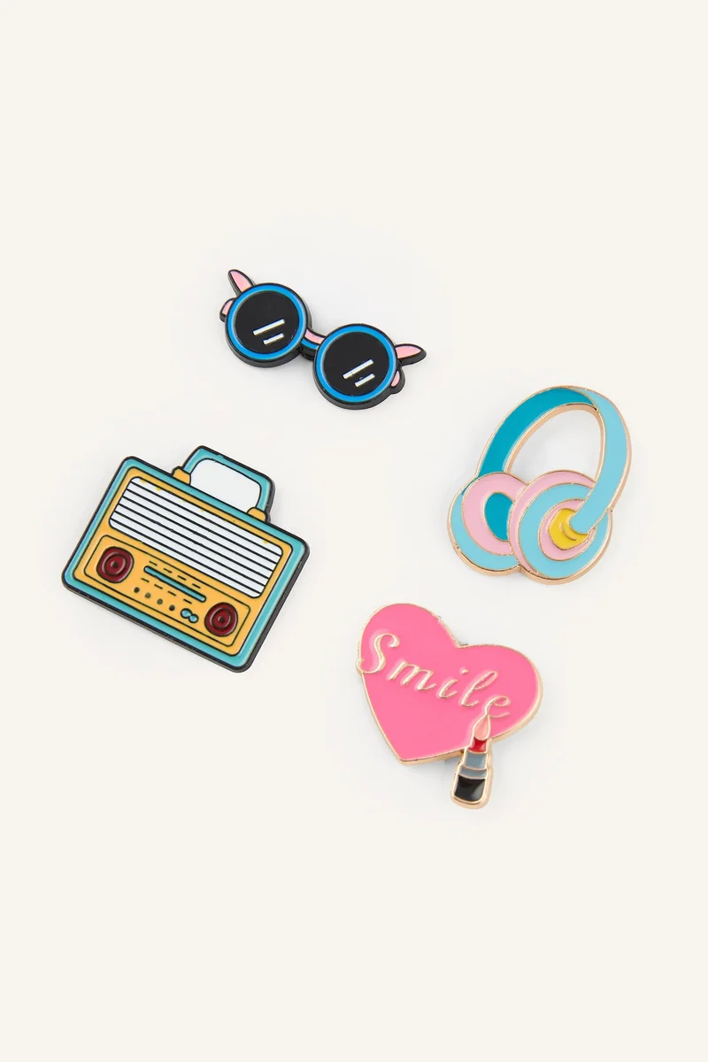 Defacto  4 Piece Brooch Set  | Best Price UAE