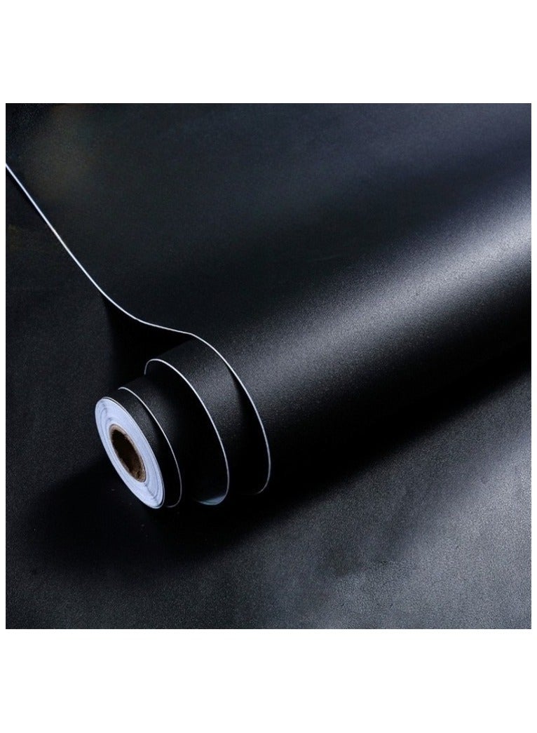 Anna Black Self-Adhesive Wallpaper for Home Renovation: Waterproof, Moisture-Proof, and Oil-Proof - Image 1
