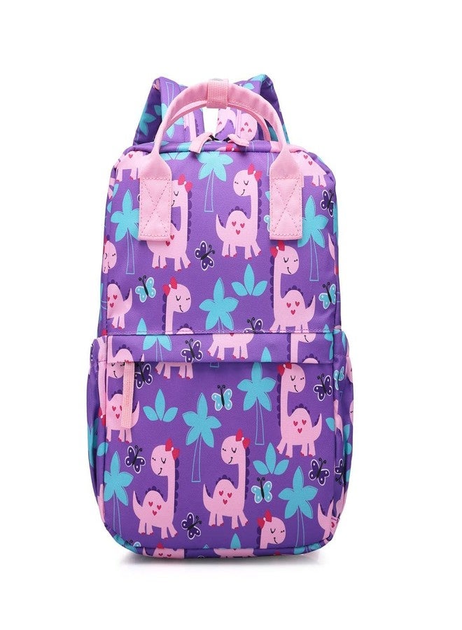 KingCheer Cute Preschool Backpack Toddler School Book Bag for Girls Boys Kids Kindergarten Nursery Travel Bag with Chest Strap, Girly Dinosaur, 15-Inch, Backpack - Image 5