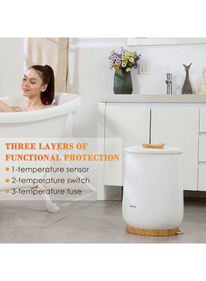 Title : SA24 Towel Warmer, Luxury Towel Warmer Bucket, Large Towel Warmers for Bathroom, Auto Shut Off, Fits Up to Two 40"X70" Oversized Towels, Bathrobes, Blankets, PJ's and More, CL1 - Image 4
