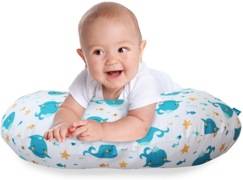 Biloban Nursing Pillow Cover 2 Pack for Breastfeeding Pillow, Ultra Soft and Cozy Nursing Slipcovers, Snug Fits Boppy Pillow, Perfect Choice for Mom - Image 4