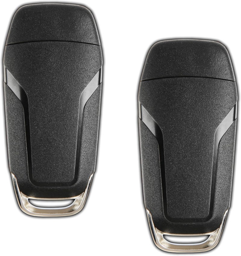 KeylessOption Keyless Entry Car Remote Uncut Ignition Flip Key Fob for Ford F150 F250 N5F-A08TAA (Pack of 2) - Image 2