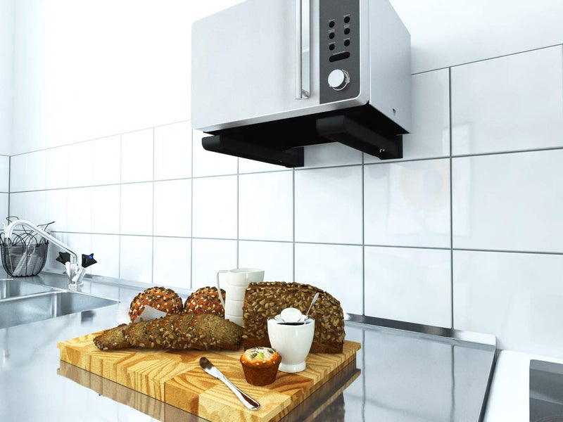 AVF EM60BA Universal WallMounted Microwave Brackets Set of 2 Black - Image 5