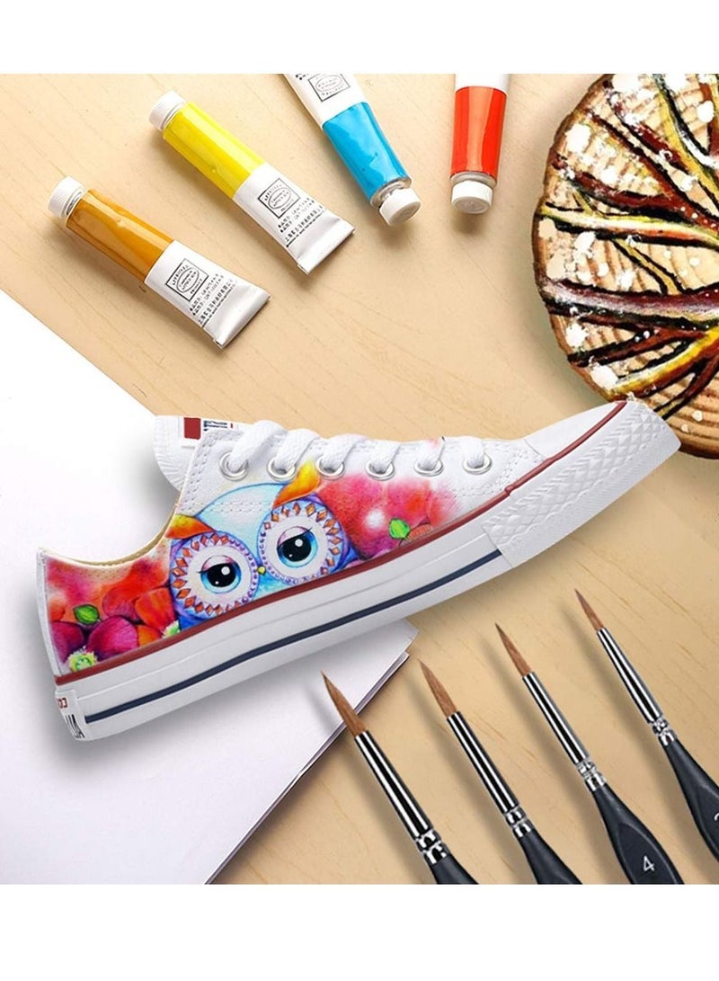 NIBEMINENT Detail Paint Brushes Set 10pcs, Miniature For Fine Detailing Art Painting - Acrylic, Watercolor, Oil, Models, Warhammer 40k, Acrylic Painting, Brush - Image 3