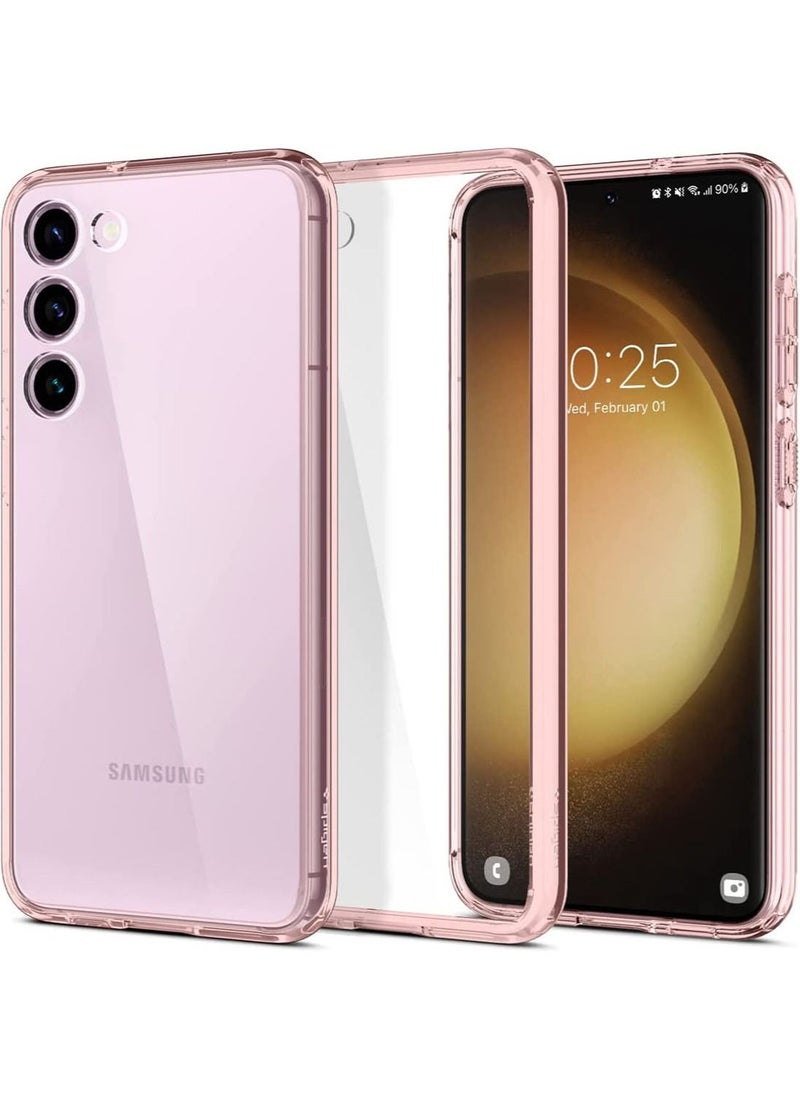 Spigen Ultra Hybrid for Samsung Galaxy S23 Case Cover - Rose Crystal  - Image 1