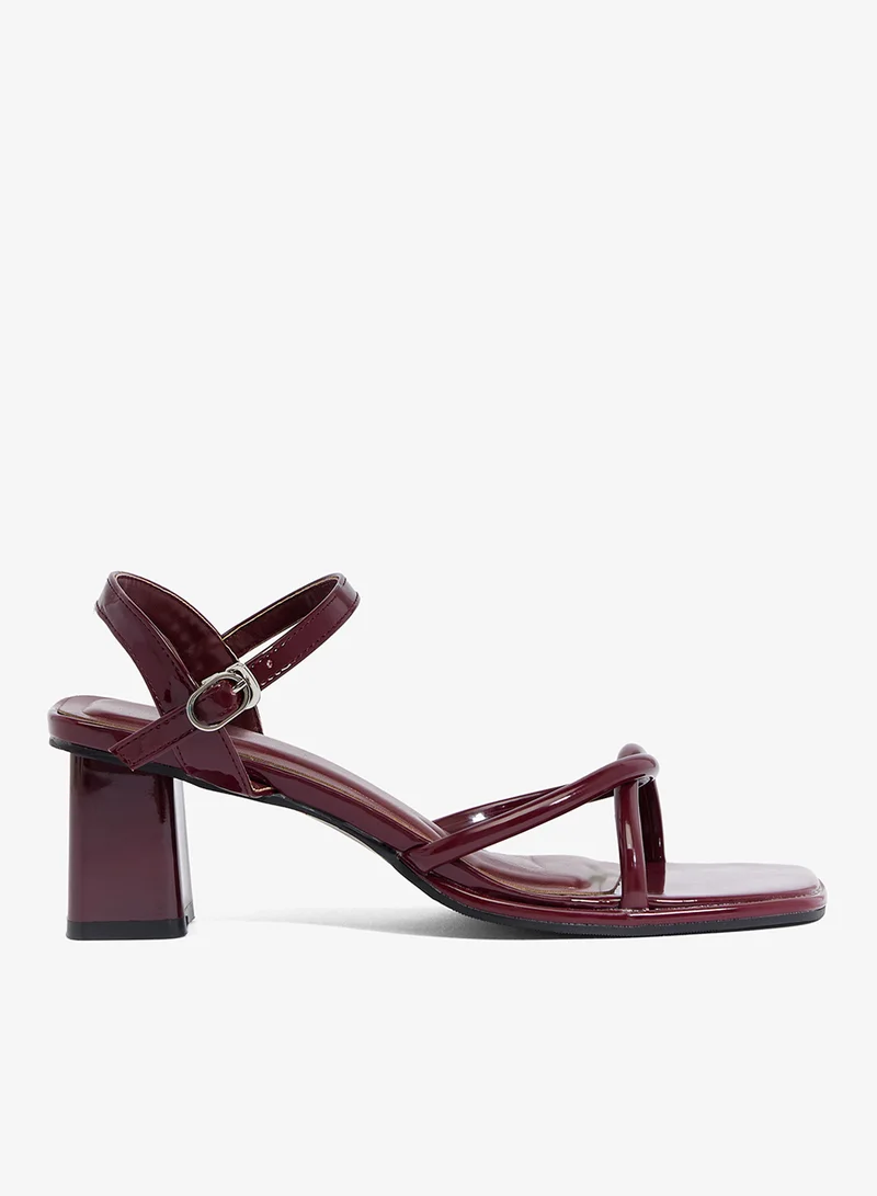 Mid Block Heel Sandals