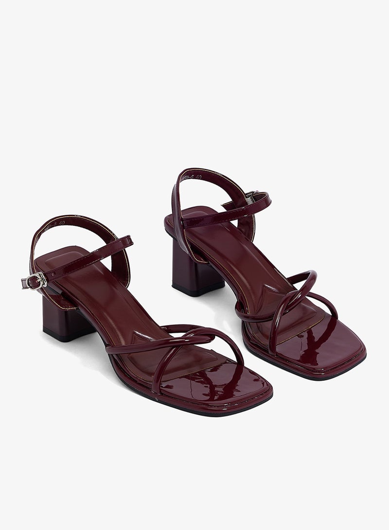 جينجر صنادل بكعب متوسط - Image 4