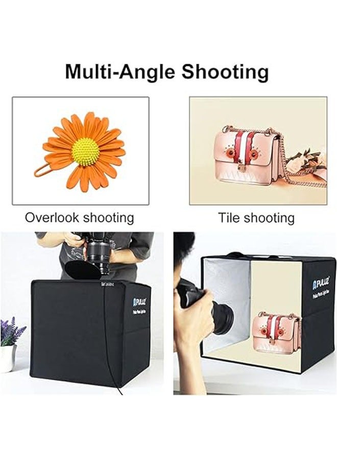 11.8 Inch/11.8 Inch Portable Folding Camping Tent for Product Display Small Photo Studio Camping Tent Box Kit with 6 Color Background for DSLR Dual Camera Mobile Phone Photography - Image 4