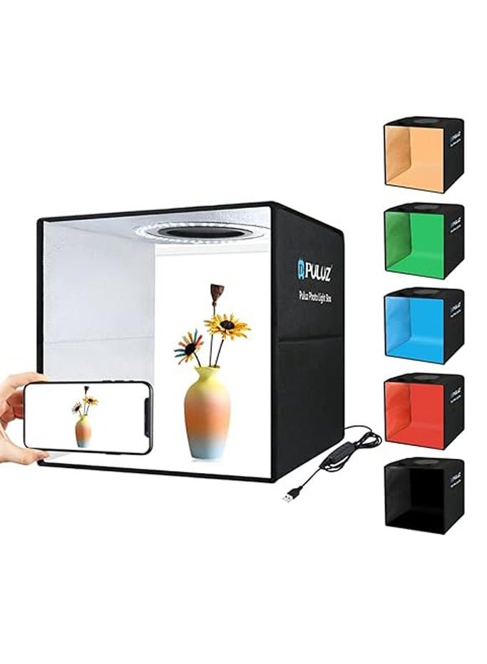 11.8 Inch/11.8 Inch Portable Folding Camping Tent for Product Display Small Photo Studio Camping Tent Box Kit with 6 Color Background for DSLR Dual Camera Mobile Phone Photography - Image 2