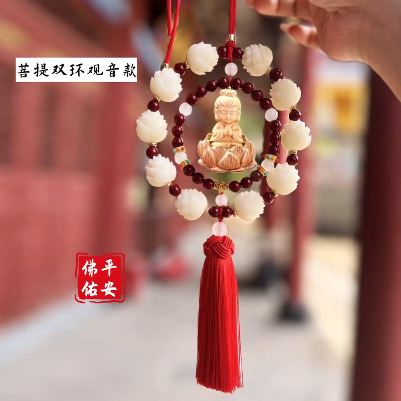 Car Pendant Fidelity Bodhi Lotus Pendant Pendant Car Car Accessories High-End Car Pendant Manufacturers - Image 3
