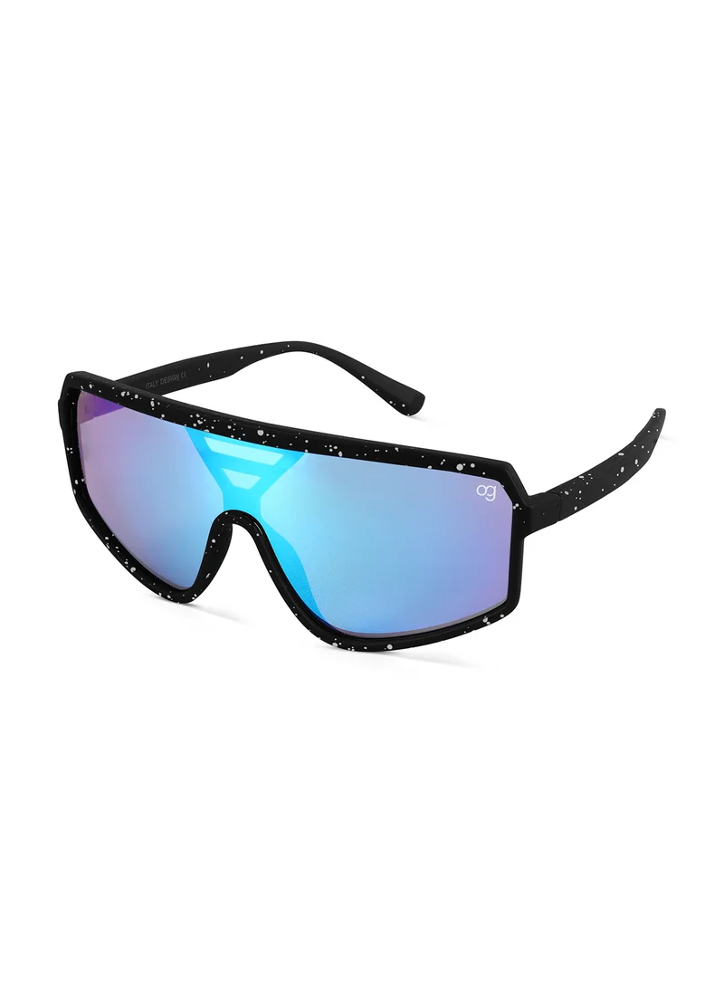Woggles Uv-Protected Black Sports Sunglasses