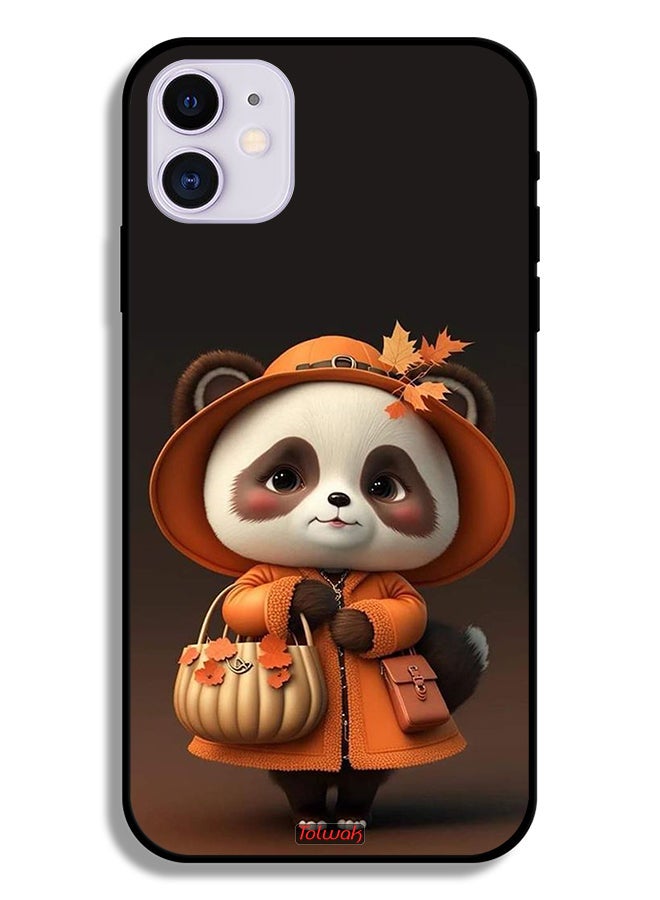 Tolwak Apple iPhone 11 Protective Case Cute Panda Lady Style - Image 2