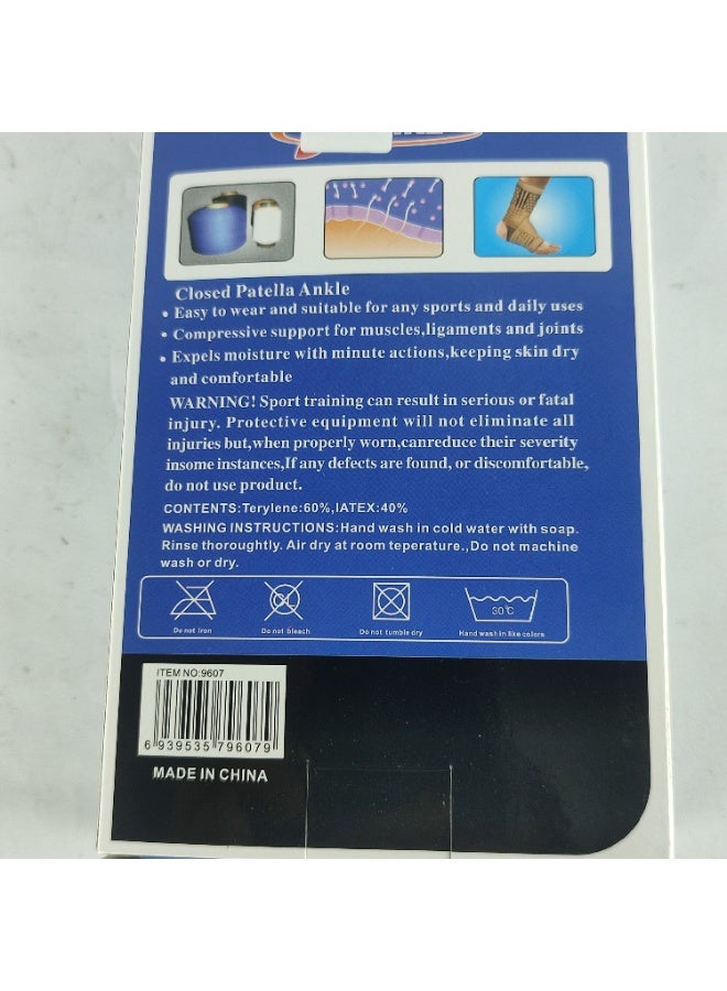 دعامة الكاحل، دعامة كاحل قابلة للتعديل فائقة المرونة بمقاس واحد يناسب الجميع، مثالية للرياضة، تحمي من إجهاد الكاحل المزمن، إجهاد الشد - دعامات الكاحل الداعمة - Image 2