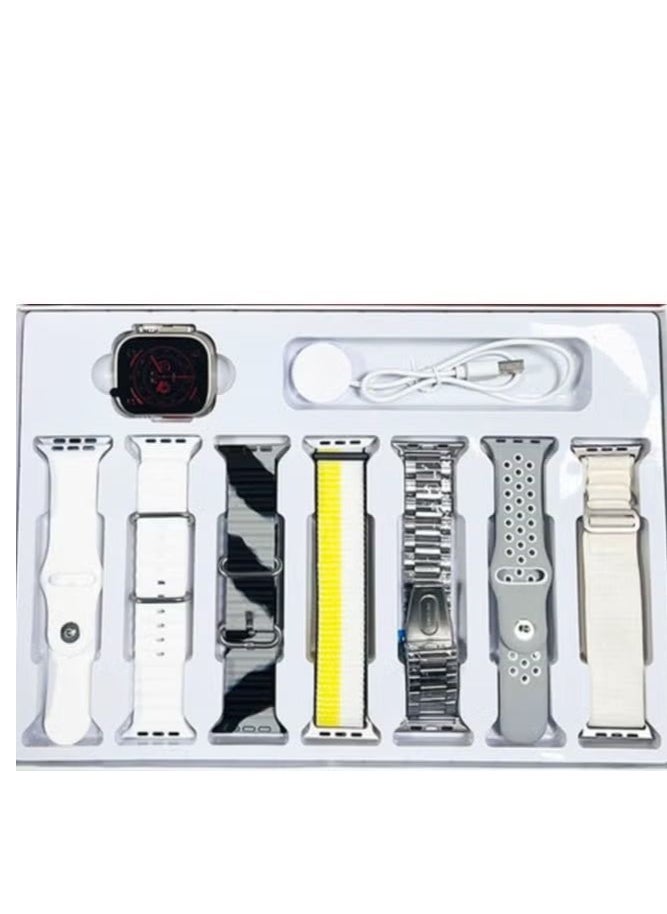 HW Smart Watch Ultra 7 in1 With Health Fitness Tracker Sport Watch 8 addition Replacement Band 49MM  - Image 2