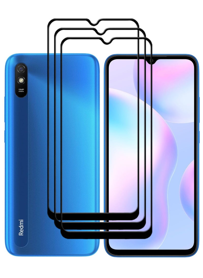 ACLIX 3 Pieces Antistatic ESD Dustproof Premium Quality High Definition Tempered Glass Screen Protector Designed For Xiaomi Redmi 9A - Image 1
