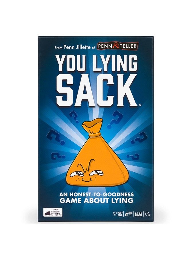 Exploding Kittens LLC Exploding Kittens You Lying Sack An Honest To Goodness Game About Lying Outsmart Your Opponents In This Fun Game For Adults Teens & Kids Fun Family Games - Image 2