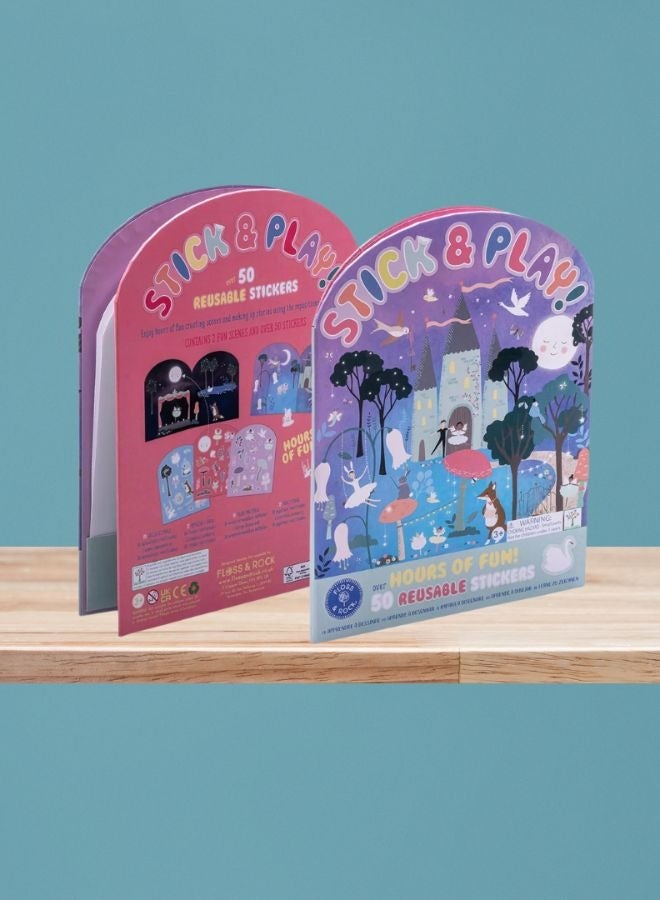 Floss & Rock Multicolor Reusable Stickers Fun Activity - Image 1