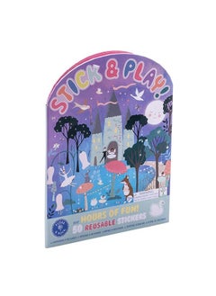 Floss & Rock Enchanted Stick & Play | Reusable Fairy Tale Sticker Activity Set for Kids 3+ | 50+ Magical Stickers & Fold-Out Play Scenes  - Image 4
