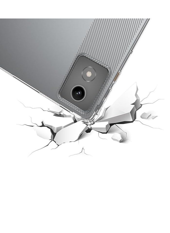 General - Clear Case Compatible with Lenovo Tab K11 Plus 11.45'' (TB352FU/TB352XU),Thin Slim Lightweight Scratch Proof,Durable Protection Silicone Rubber TPU Cover - Image 1