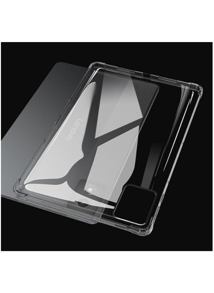 General - Clear Case Compatible with Lenovo Tab K11 Plus 11.45'' (TB352FU/TB352XU),Thin Slim Lightweight Scratch Proof,Durable Protection Silicone Rubber TPU Cover - Image 1