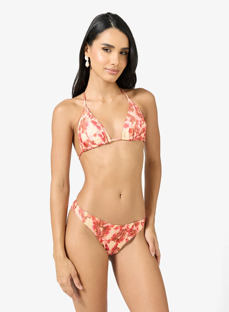 Ginger Floral Bikini Set with Coverup
