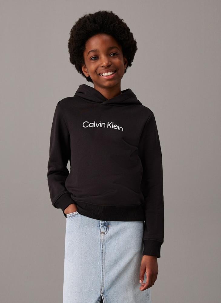 Calvin Klein Jeans Youth Graphic Pullover Hoodie  - Image 1