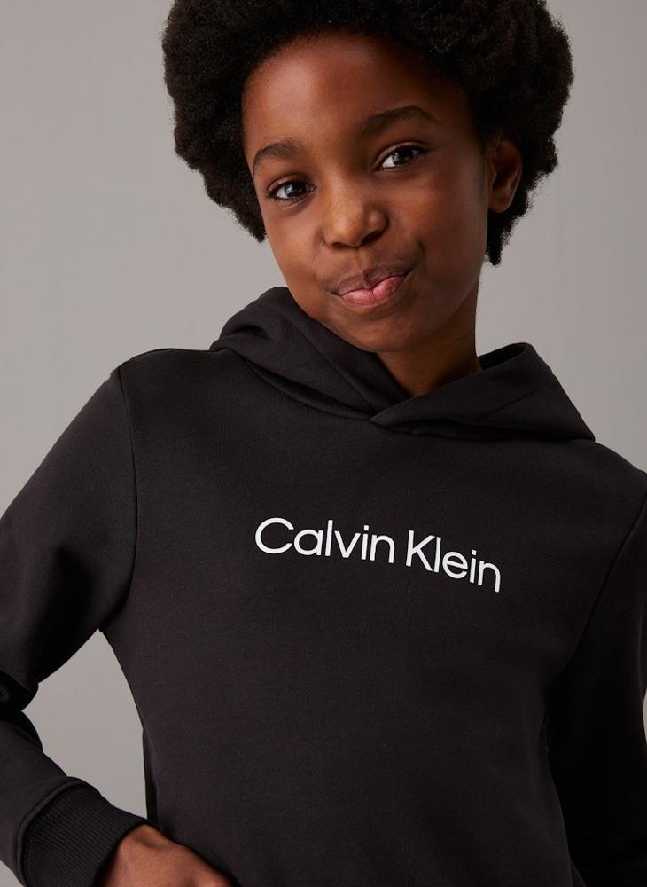 Calvin Klein Jeans Youth Graphic Pullover Hoodie  - Image 3