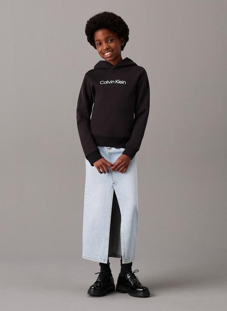 Calvin Klein Jeans Youth Graphic Pullover Hoodie  - Image 4