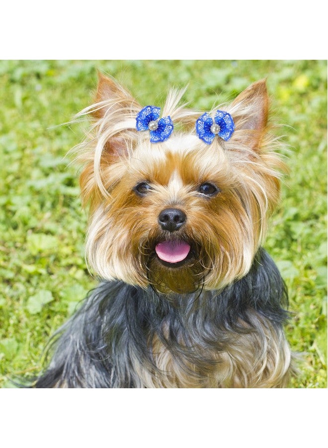 Reginary 300 Pack Dog Bows Grooming Cute Dog Hair Bows Girl with Rubber Bands Small Puppy Bowknots Colorful Hair Accessories for Puppies Pets Gift - Image 5