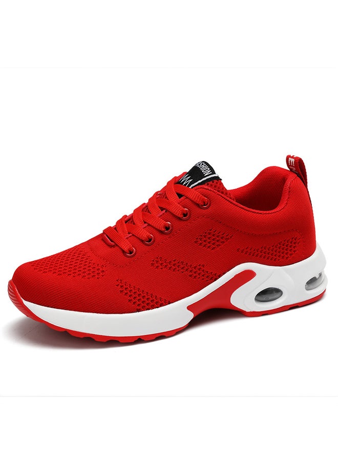 Women Lace-up Air CushionCRunning Shoes Soft-soled Sneakers  - Image 1