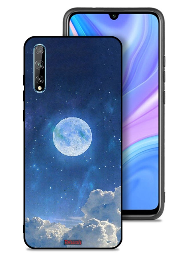 Tolwak Huawei P Smart S Protective Case Cover Moon Clouds - Image 1