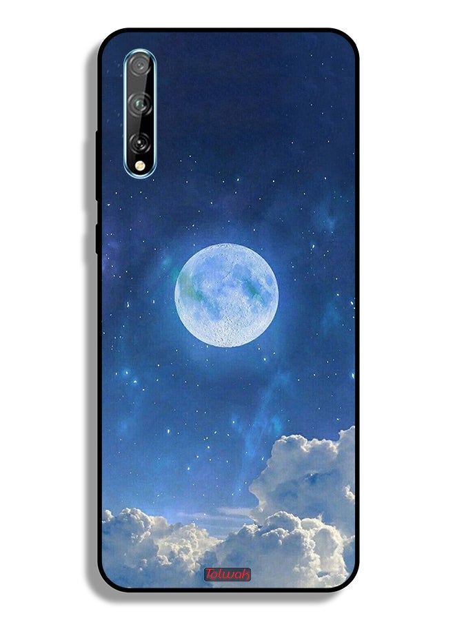 Tolwak Huawei P Smart S Protective Case Cover Moon Clouds - Image 2