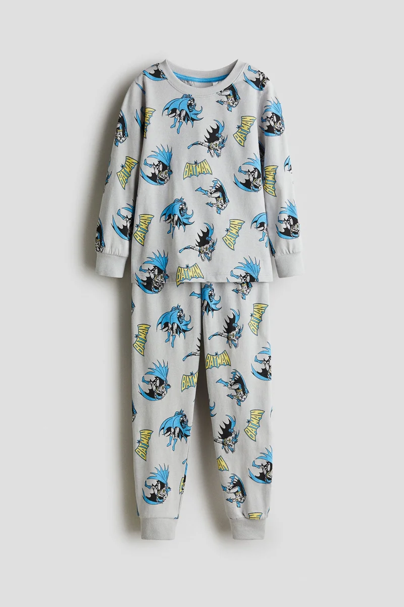 H&M Printed cotton jersey pyjamas