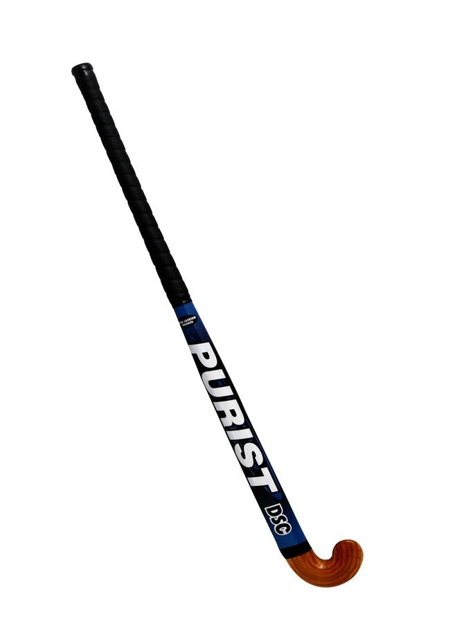DSC Purist Double Fiber Hockey with Leather Grip, Full - Image 2