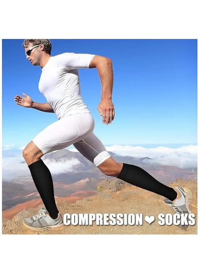 Generic 4 Pack Medical Compression Socks-Compression Socks For Women and Men Circulation -Best for Running,Nursing,Athletic  - Image 2