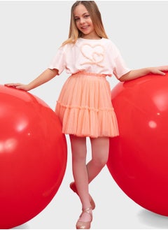 DeFacto Girl Elastic Waisted Tulle Skirt  - Image 1