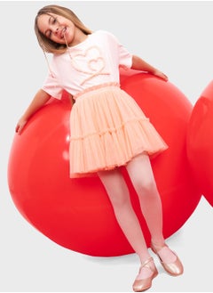 DeFacto Girl Elastic Waisted Tulle Skirt  - Image 5