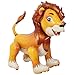 AUGHOA Standing Lion Balloon 21L x 24H Large Jungle Safari Animals Foil Balloons Walking Lion Balloons for Kids Wild Zoo Party Baby Shower Birthday Decor Supplies - Image 2