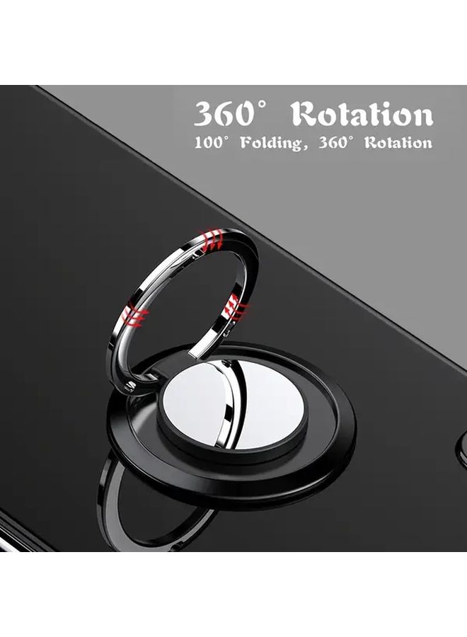 حامل حلقة الهاتف الدوار 360 درجة 3 قطع لون عشوائي مثبت عالمي مشبك - Image 2