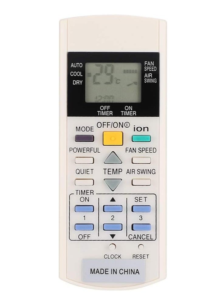 New Panasonic AC Remote control General Use, Air Conditioner, Universal Remote Control Replaced Remote Control fit for Panasonic A75C3299 A75C2600 A75C2602 A75C2606 A75C2632 A75C2656