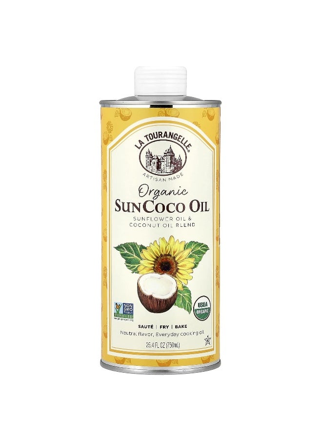 La Tourangelle La Tourangelle, Organic SunCoco Oil, 25.4 fl oz (750 ml)  - Image 1