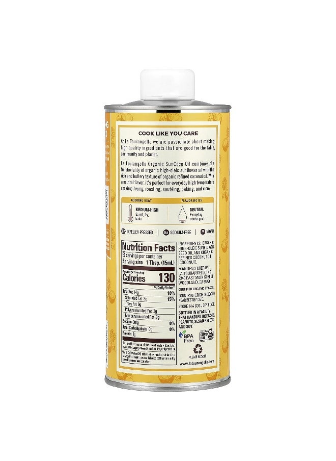 La Tourangelle La Tourangelle, Organic SunCoco Oil, 25.4 fl oz (750 ml)  - Image 2