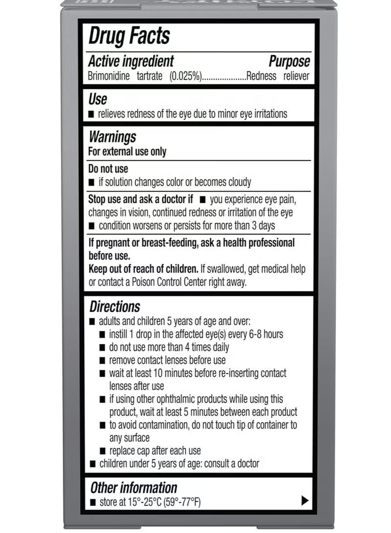 LUMIFY Redness Reliever Eye Drops, 0.25 Fl Oz (7.5 mL) - Image 4