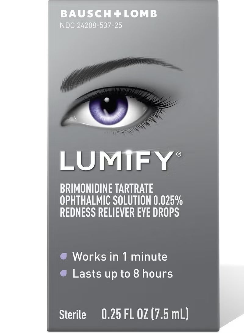 LUMIFY Redness Reliever Eye Drops, 0.25 Fl Oz (7.5 mL) - Image 2