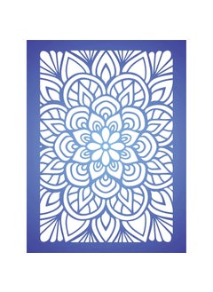 Usnyabni Mandala Layering Stencil, 11.43 x 16.51 cm - Use Layering to add Texture and Design to Mixed Media Backgrounds  - Image 5