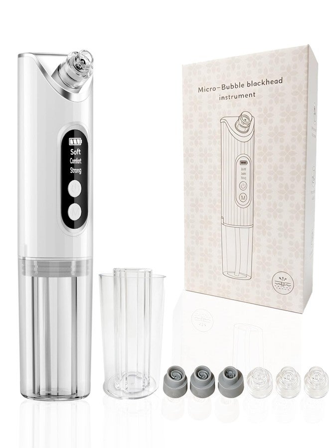 HOERCAAL Pore Vacuum Blackhead Remover, 2-in-1 Hydrating Facial Cleansing Tool, 3 Suction Levels, 6 Replaceable Heads, Deep Pore Cleaning for Blackheads & Blemishes - Image 1