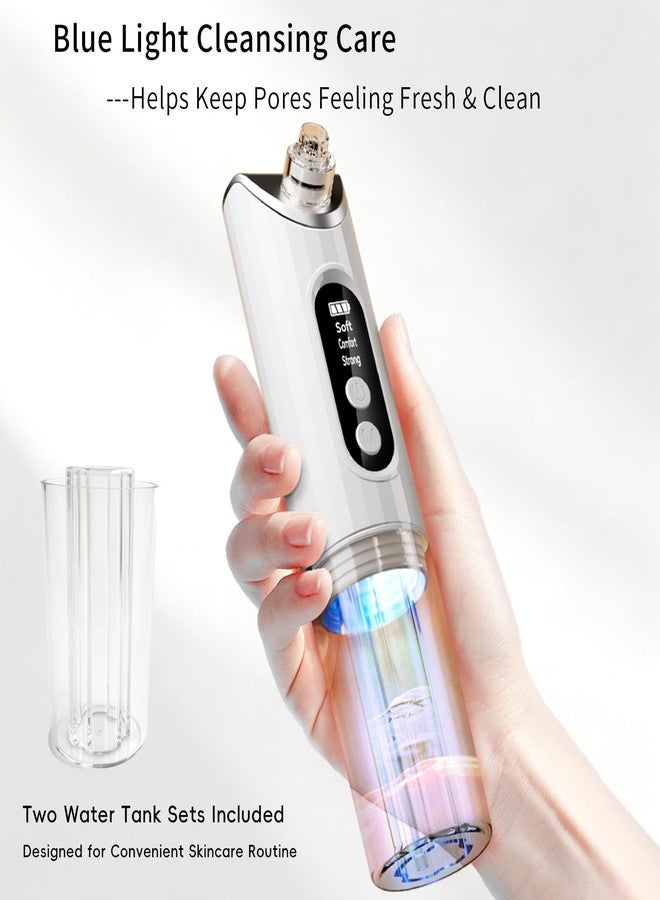 HOERCAAL Pore Vacuum Blackhead Remover, 2-in-1 Hydrating Facial Cleansing Tool, 3 Suction Levels, 6 Replaceable Heads, Deep Pore Cleaning for Blackheads & Blemishes - Image 3