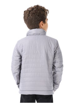 Andora Boy's Waterproof Padded Jacket With Fur  - Image 3