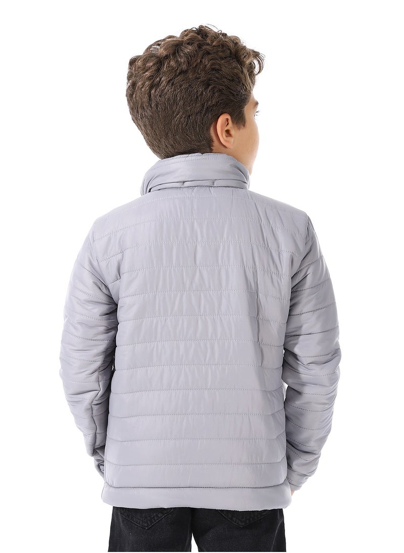 Andora Boy's Waterproof Padded Jacket With Fur  - Image 3